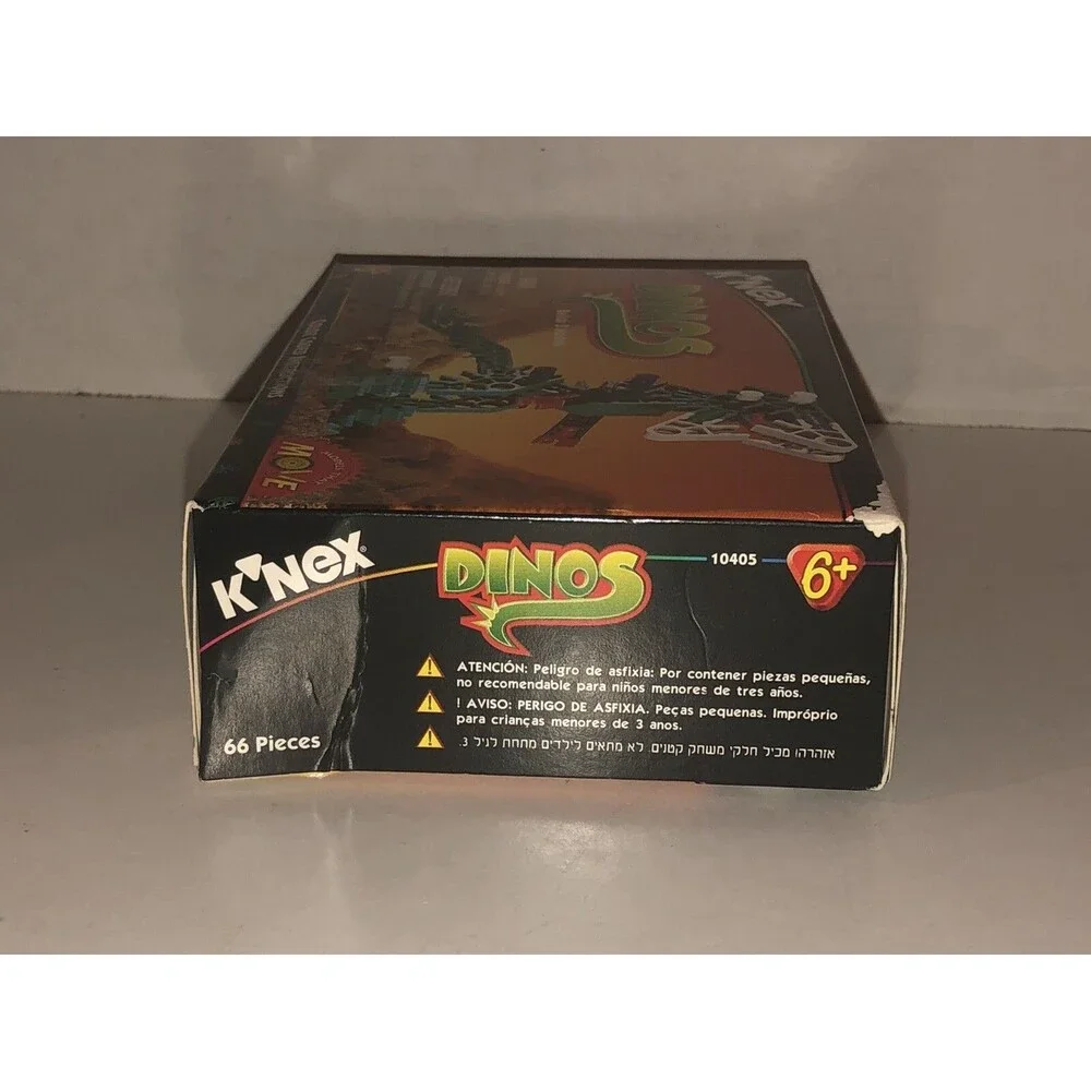 VTG K’NEX DINOS 10405 Building Set 1998 T-Rex Brontosaurus Stegosaurus BRAND NEW